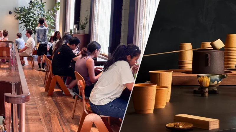 뉴욕에 추위가 찾아와도 변하지 않는 녹색 Matcha