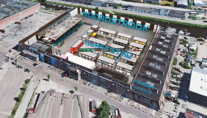 암스테르담 엔디에스엠 창고, 도시 안의 도시