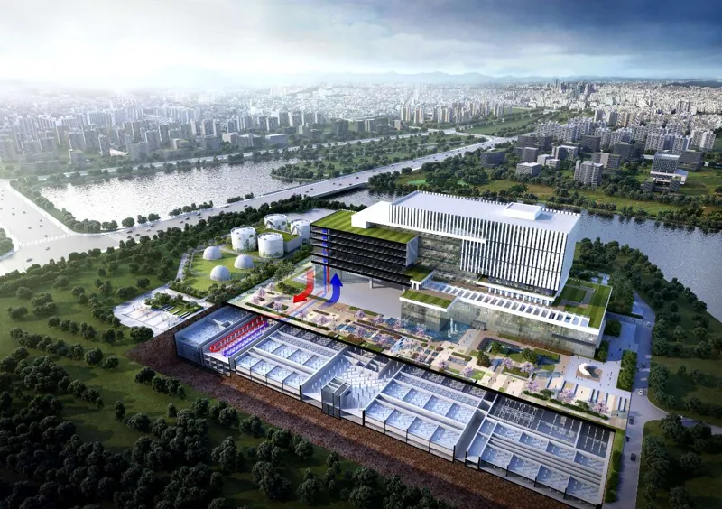 도시 인프라를 연결하는 미래형 하수처리장, Co-Flow Campus